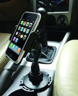 mCUP BLACK CAR CUP HOLDER PHONE MOUNT FOR iPHONE 4 4G  