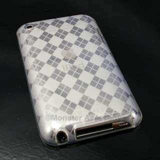 Clear Argyle Candy Case For iPod Touch 4 4th Accessory  