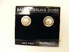 Nicky Butler Lapis Sterling Silver Scrolled Button Earrings  