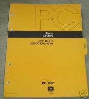 John Deere 690 Excavator Parts Catalog jd manual book  