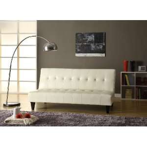   Bi cast Leather Adjustable Sofa Bed Futon 