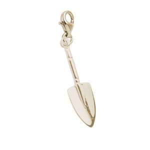 Rembrandt Charms Garden Trowel Charm with Lobster Clasp, Gold Plated 