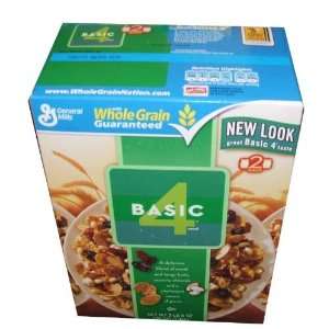 General Mills Basic 4 Cereal Whole Grain 32 Total Ounce Value Box