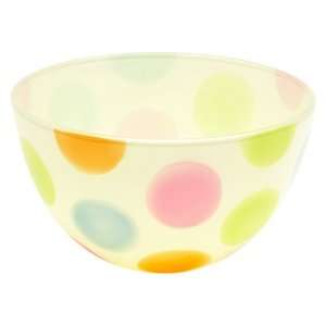   Shakes 11 inch diameter Glass Bowl, Tutti Frutti