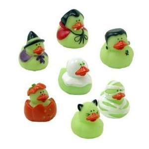  Mini Glow In The Dark Halloween Ducks Toys & Games