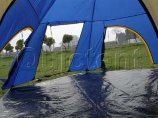   Man 3+1 rooms Large Family Group Camping Tent Removable 3 Rooms  