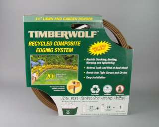 Timberwolf/Smart Edge Lawn Edging Border Brown 20 Feet  