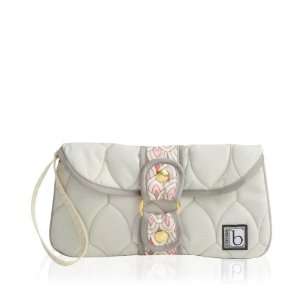  Cinda B Wrap A Round Clutch Scala Ivory * Casual Chic 