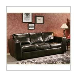  Promenade Coal Brown Distinction Leather Trinity Sofa 