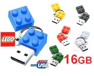    Geniune full capacity 16GB LEGO USB Flash Drives (6 color choice