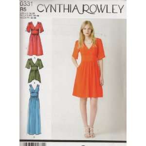   Misses Dress by Cynthia Rowley, Size H5(6 14) Arts, Crafts & Sewing