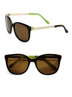 Kate Spade New York   Gayla Plastic & Metal Wayfarer Inspired 