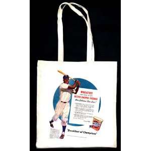  Wheaties Cereal Advert Jackie Robinson (Baseball) Tote Bag 