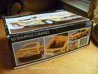 Monogram 69 RAMPAGE Camaro VINTAGE Model Kit #2725 in BOX 124 Scale 