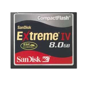  SanDisk 8 GB Extreme IV CompactFlash Card ( SDCFX4 8192 