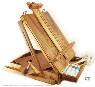 combines 1 sketch box 2 easel and 3 canvas carrier all in one