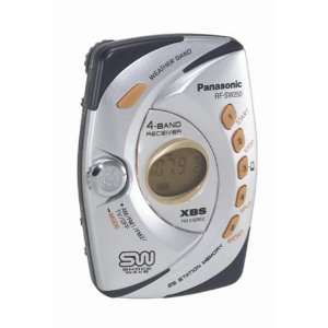   Panasonic RF SW250S Silver Portable Radio with Headphone Electronics
