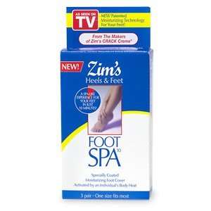  Zims Heels & Feet, Foot Spa 10, 3 pr Health & Personal 