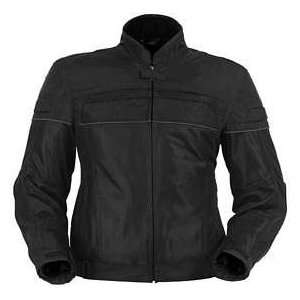  PRODIGY MOTORCYCLE JACKET BLK/BLK SIZELRG Automotive