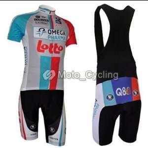 2011 the hot new model Lotto short sleeve jersey suit strap/Bicycle 
