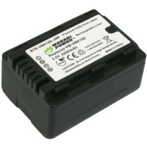 Wasabi Power Battery for Panasonic VW VBL090, VW VBK180 and HC V10, HC 
