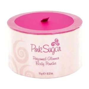 Pink Sugar By Aquolina   Body Powder (Glimmer) .52 Oz for Women