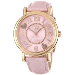 Juicy Couture Womens 1900758 Spotlight Pink Patent Leather Strap 