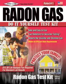 Pro lab RA100 Do It Yourself Radon Gas Test Kit 683431991002  