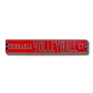  Nebraska Cornhuskers Nebraska Volleyball Street Sign 