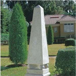  Grand Garden Neoclassical Obelisk Sculpture Patio, Lawn 