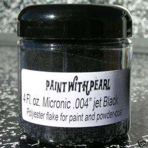 Jet Black metal flakes for HOK PPG paint NEW NR  