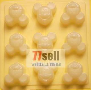 Mickey Mouse jelly Chocolate jello party mold New Xmas  