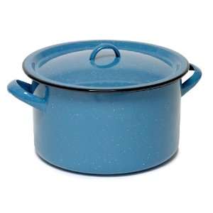  Imusa Enamel Stock Pot, 12 Quart, Turquoise Kitchen 