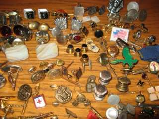 HUGE Mens Jewelry Lot 200 Pieces Incl.34 Pairs Cufflinks,Tie Clasps 