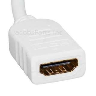 Mini DVI to HDMI Video Cable Adapter for Macbooks and iMacs  