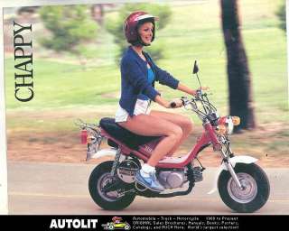   1981 1982 ? Yamaha Chappy 50 Moped Minibike Motorcycle Brochure  