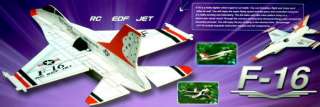 Techone F16 EDF Model 4ch Electric Jet Airplane RH055  