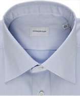 style #313648701 blue cotton point collar dress shirt