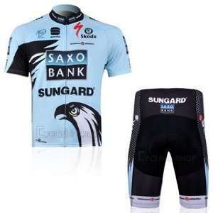 2011 SAXO BANK cycling jersey+shorts(available SizeS, M, L, Xl, Xxl 