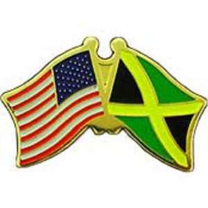  American & Jamaica Flags Pin 1 Arts, Crafts & Sewing