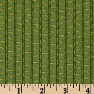   Stripes Green Fabric By The Yard jo_morton Arts, Crafts & Sewing