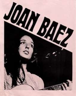 Joan Baez Berkeley Community Theater 1967 Folk Poster P  