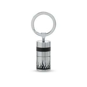  Steel 4GB USB Black Flame Key Chain and Pendant other 