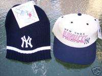 New York Yankees 1 Hat & 1 Beanie / Skull Cap MLB  
