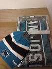 NHL SAN JOSE SHARKS NWT REEBOK BEANIE & OLD TIME SPORTS FERNIE SCARF