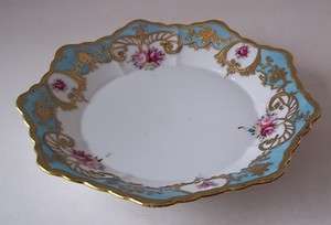 Vintage IMPERIAL RC NIPPON Hand Painted Scalloped Dish Floral 7 1/2 