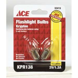  Cd/2 x 12 Ace Krypton Flashlight Bulb (43 1671) Patio 