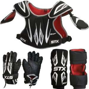   Lacrosse Starter Package   Gloves, Shoulder Pads & Arm Pads Sports