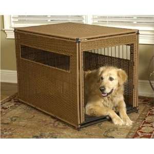    Mr. Herzhers Wicker Dog Crate   Large/Natural