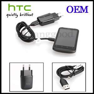   Wildfire Sensation 4G OEM EU Wall Charger+USB Data Cable  